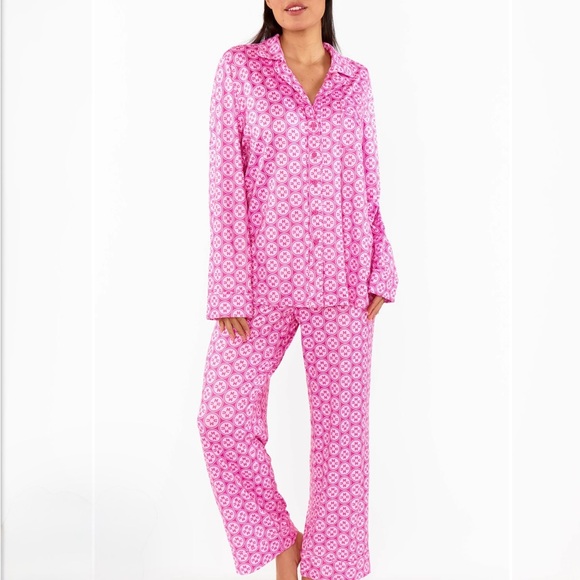 Show me your Mumu classic pink pj set New Large - Picture 4 of 13